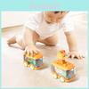 Small Tiger Deer Light Up Pressing Gear Toy Car For Kids Boys Girls Night Market Gift