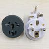 Steckeradapter Universal 2 runde Pins Steckdose US/AU/UK nach EU Reise-Netzstecker-Konverter mit Sicherheitsventil für Geschäftsreise