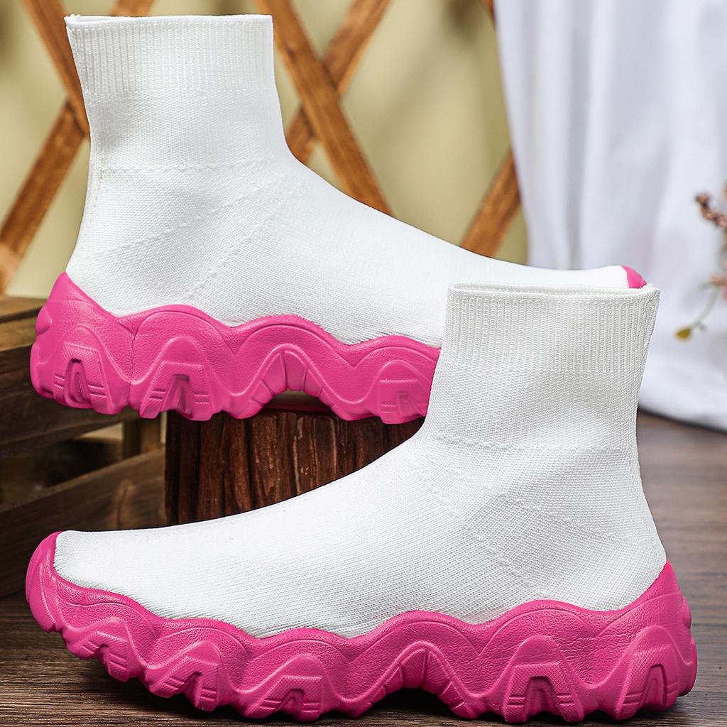 Neue atmungsaktive Socken Schuhe mit Fliegenwebung, lässige Sportschuhe, Outdoor, trendige Paarschuhe