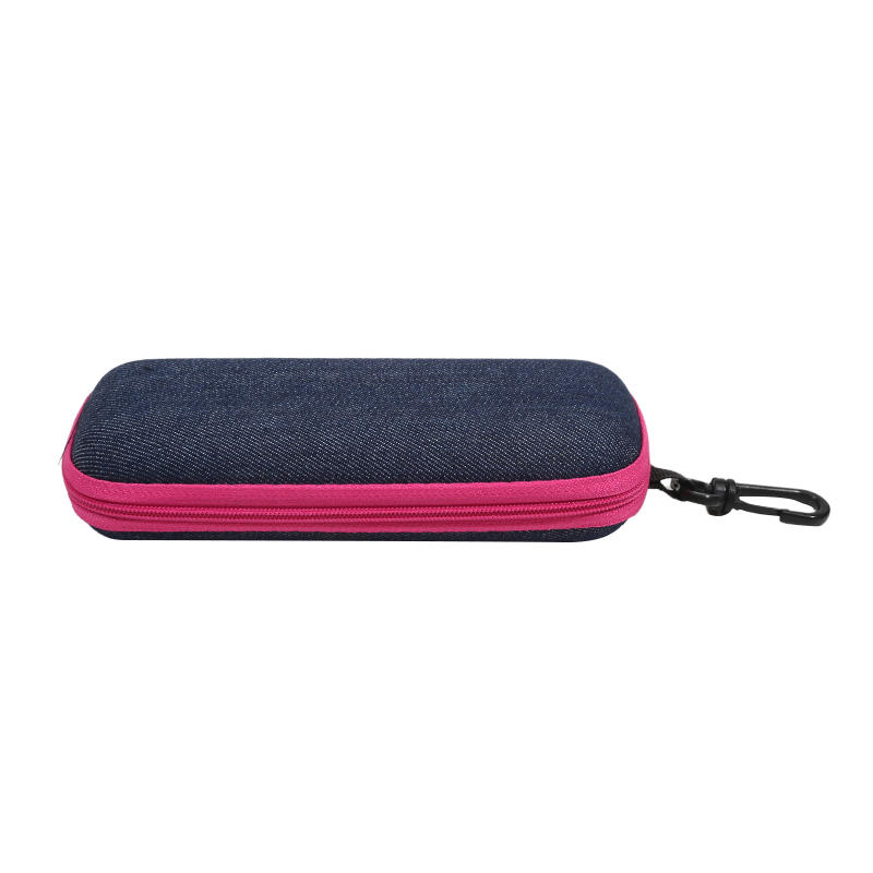 1PC Portable Eyewear Cases Cover Sunglasses Hard Case For Women Men Glasses Box With Lanyard Zipper Eyeglass Cases Protector NEW