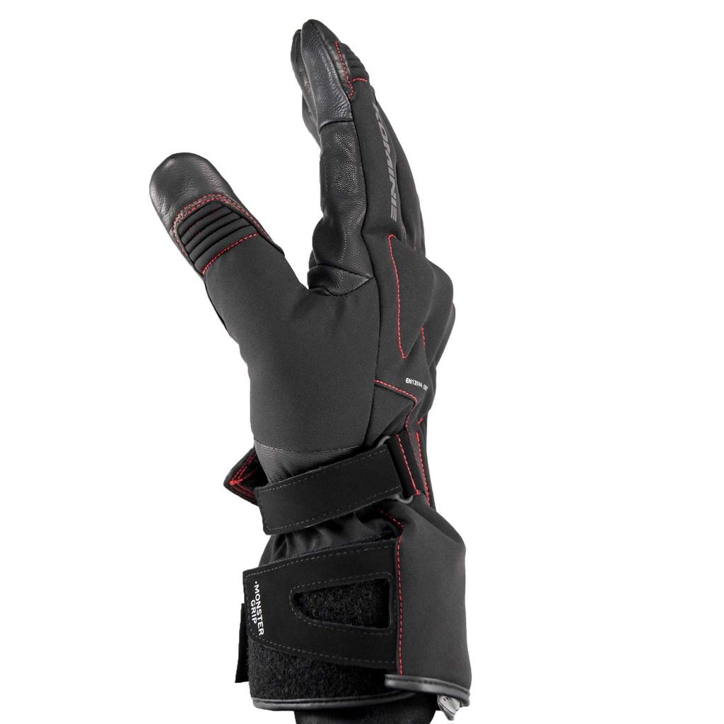 KOMINE AIRGEL Protect Winter Motorcycle Size L Waterproof and CE Stretch Carbon for and Winter Gloves, Black, (GK-828 1273), Cold-Resistant,