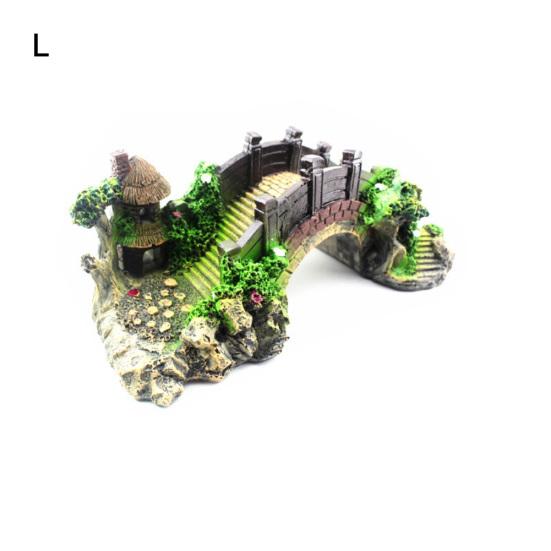 

Смола Скала Арка Мост Башня Аквариум Ландшафтный Орнамент Декор Аквариума L