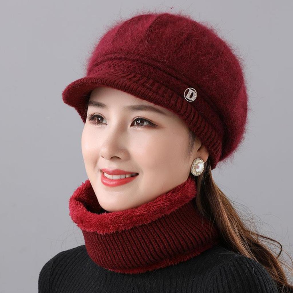Women's Warm Dual-use Pullover Sports Hat Casual Ear Cap