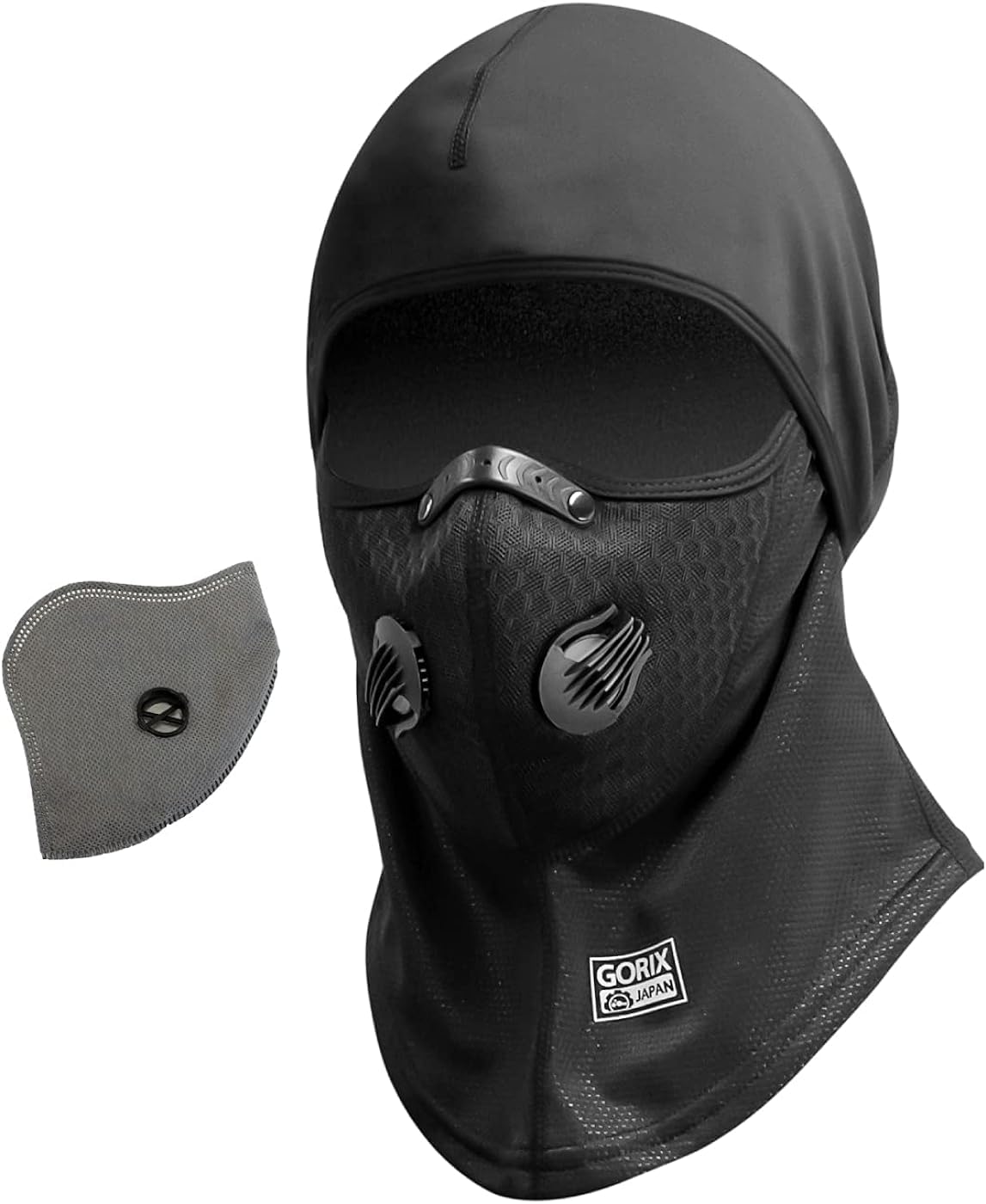 

Gorix Зимний балаклава на все лицо с дыхательным клапаном и для тепла и ветрозащиты Спортивная маска для и Унисекс маска для лица для мужчин и Идеальная чёрный