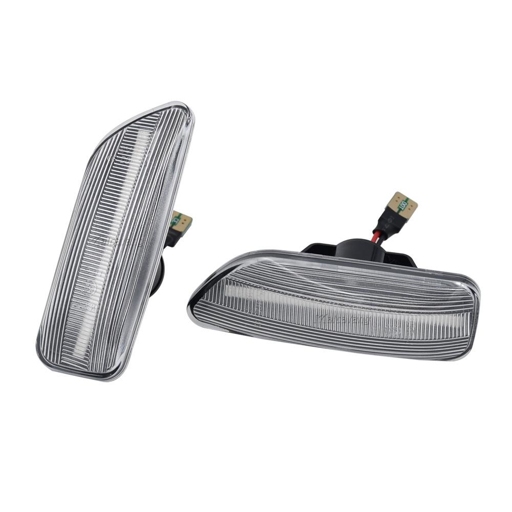 2 Buc. LED Dinamic Semnalizator Lateral Indicator Lampa Semnalizare pentru Volvo S60 MK1 XC90 S80 XC70 V70 30722641 30722642