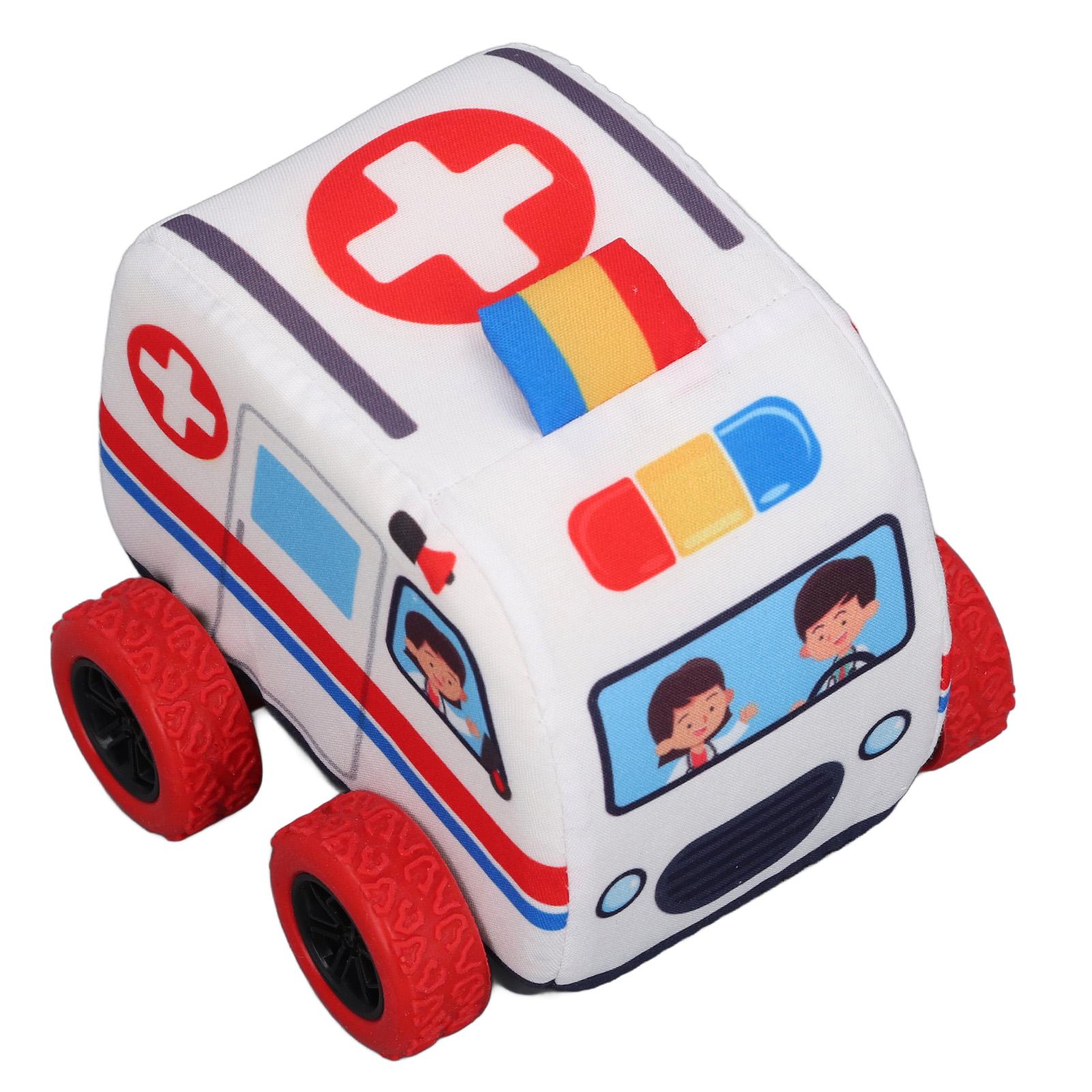 

Тканечная инерционная машинка, мультяшная, милая, забавная, успокаивающая игрушка для малышей, мягкий инерционный транспорт для младенцев