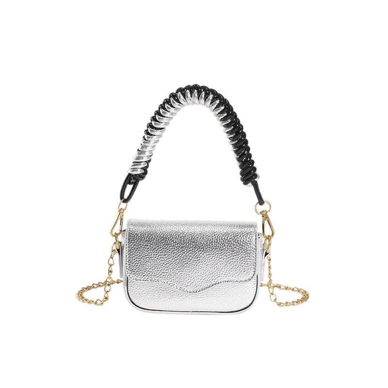 IELGY Women's Retro Bag, Textured Small Square Bag, Fashionable Shoulder Messenger Mobile Phone Bag.