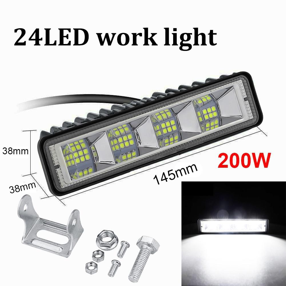 1/2PCS Led Work Light Bar Spot Beam Bar Car SUV Off Road Driving Fog Lamp