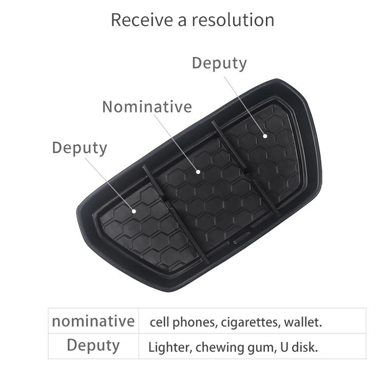 Dashboard Tray for Nissan Frontier 2025 + Center Console Storage Box Organizer Car Interior Accessories Black