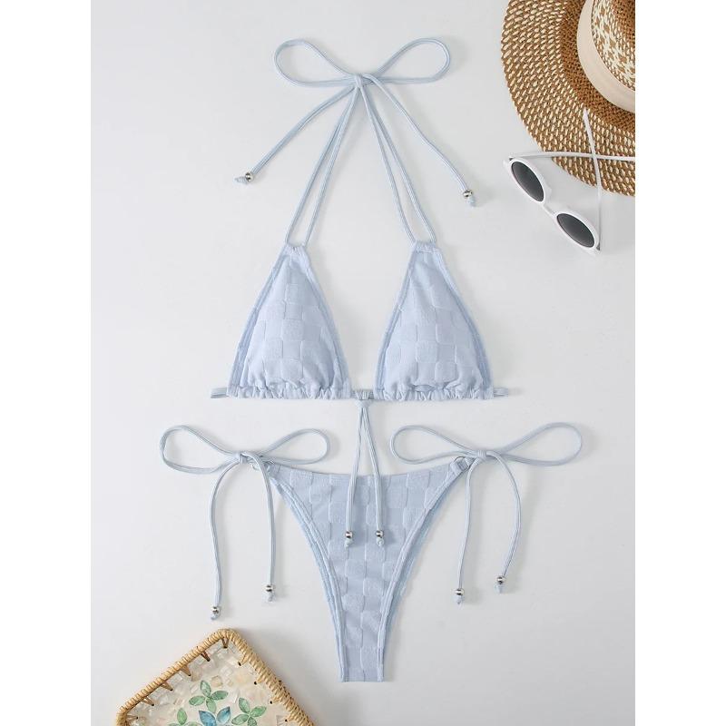 Sexy Triangle Bikini Women's Swimsuit 2026 Swimwear Micro Thong Bikinis Sets Trend Two-piece Bathing Suit for Female Beach Wear