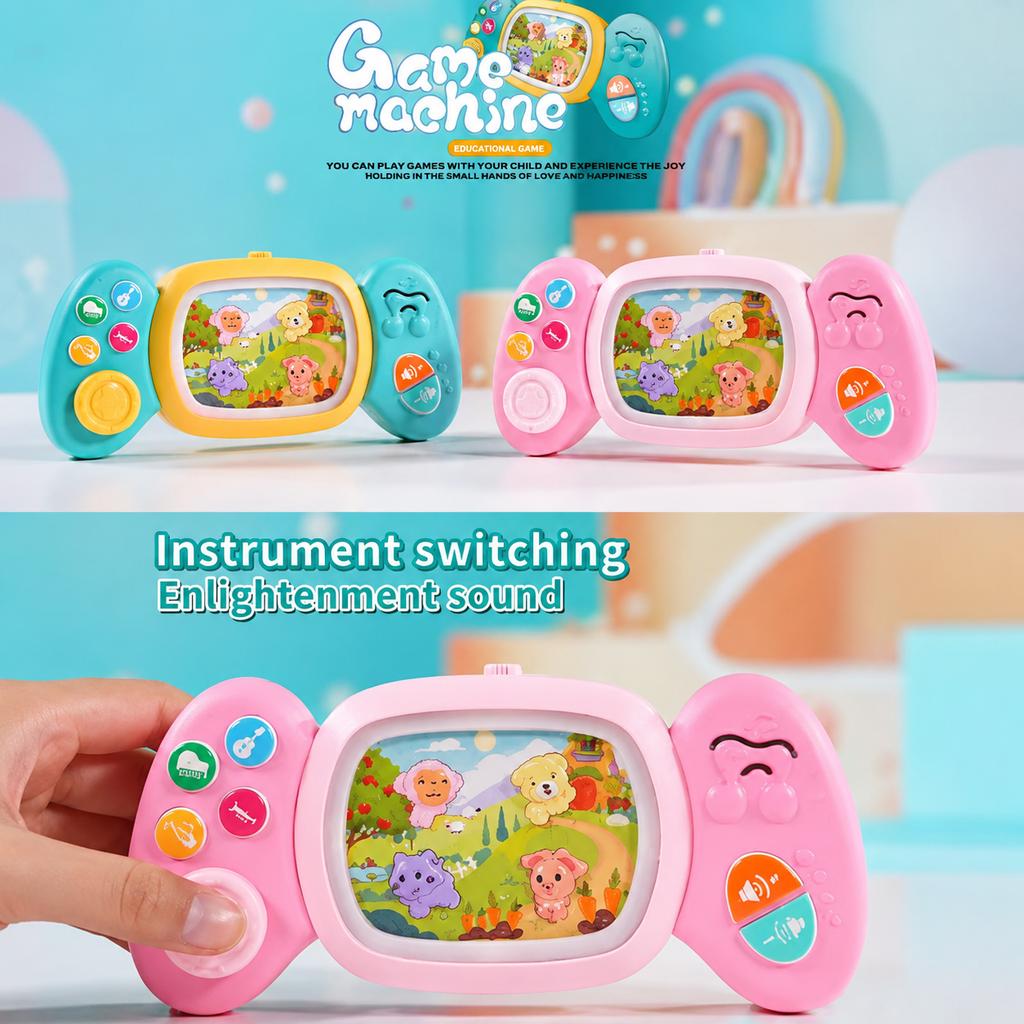 Baby Musical Game Controller Toy, Multi-Instrument Sounds, Infant Early Educational Gift