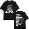 Rapper PLK Graphic T-shirts Men Women Clothing Fashion Hip Hop Pop Music T-shirt Casual Cotton Short Sleeves T Shirts Streetwear