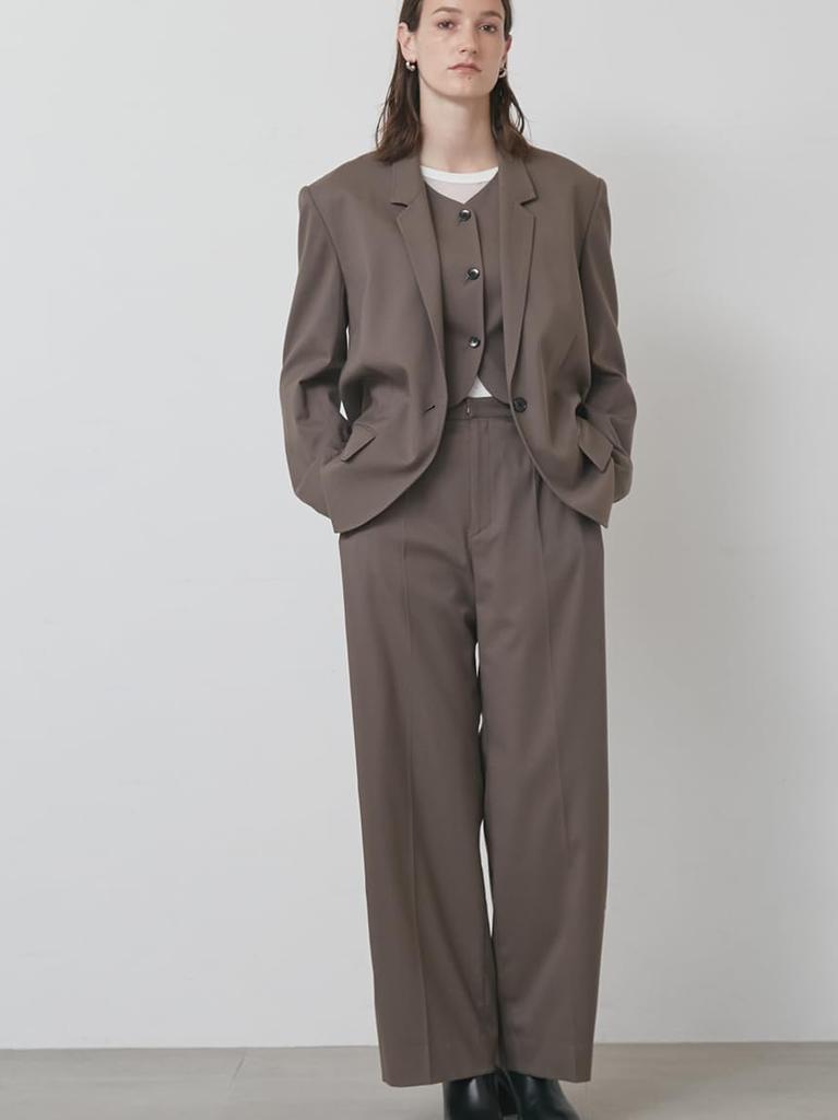 suit jacket 16WFJ254021MOC1 [Styling] Single-breasted