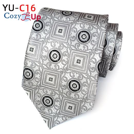 3.15" Fashion Striped PaisleyTie Men Flower Necktie for Wedding