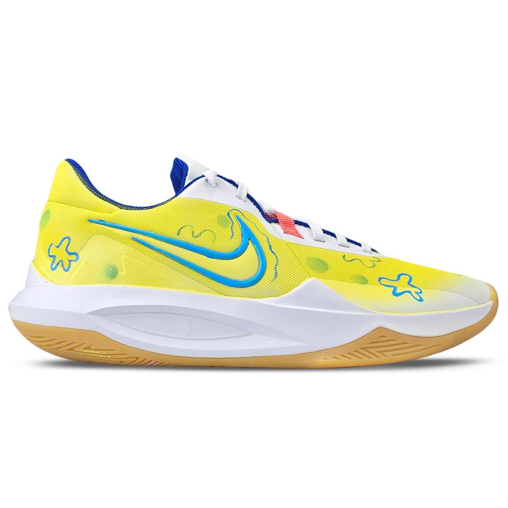 Nike Precision 6 Abrasion Resistant Low top Basketball Shoes Men's Pink Yellow HV1796-141(team1053-CBOX)