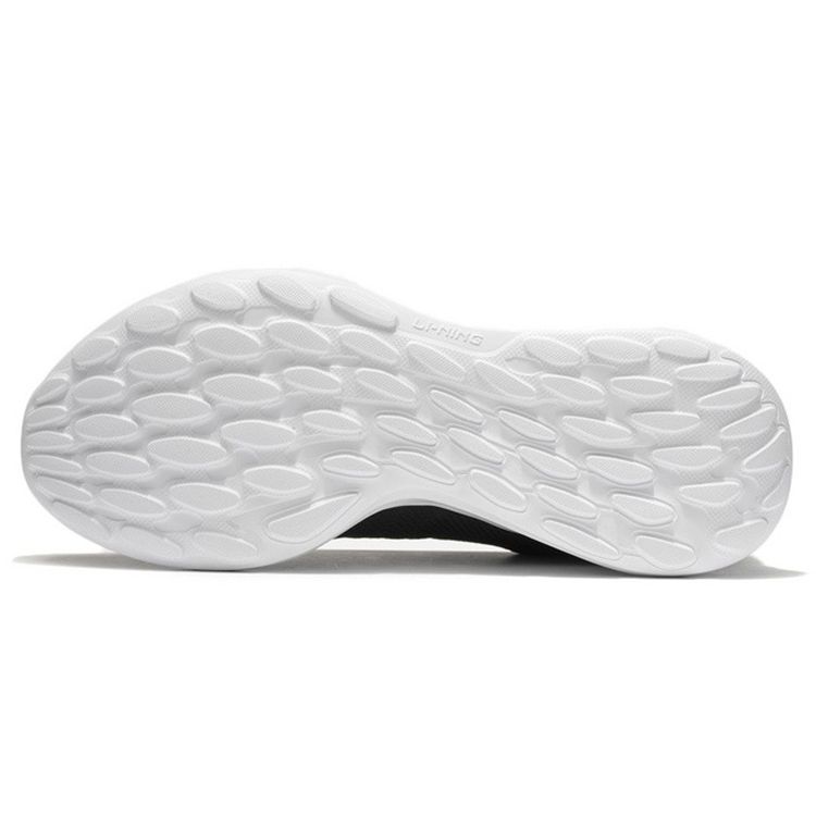 Li Ning Eazgo Shock Absorbing Non-Slip Wear-Resistant Breathable Low-Top Running Shoes Men Sneakers Black ARES007-1