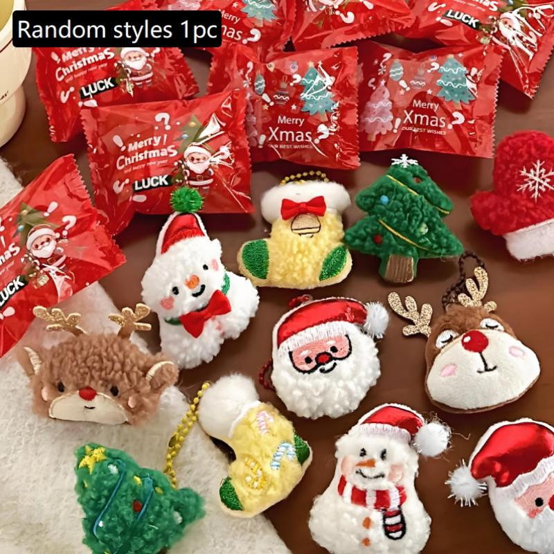 

1/3/5Pcs Cute Christmas Blind Bag - Surprise Doll Pendant Decor, Festive Holiday Gift for Children Kids Christmas Present Decor