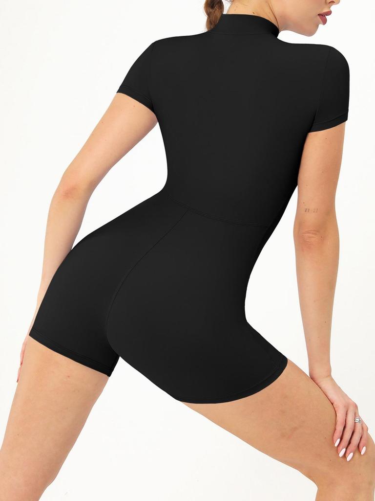 Women's Summer Short Sleeve Yoga & Dance Jumpsuit