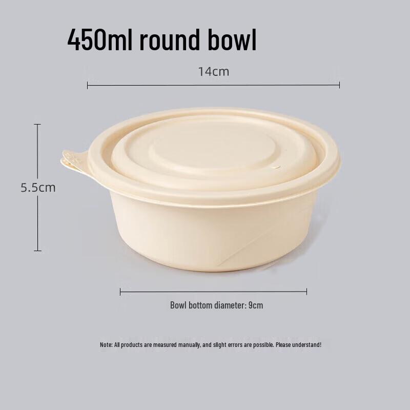 Eco-Friendly Disposable Corn Starch Food Containers