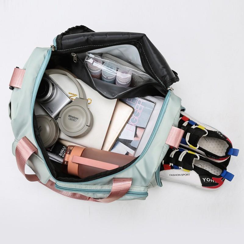 Waterproof Gym Bag Women Men Dry Wet Separation Travel Duffel Backpack Shoulder Tote Yoga Fitness Hiking