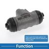A ABSOPRO Rear Right Brake Wheel Cylinder 5340156B00 For Suzuki · Drum Brake Cylinder