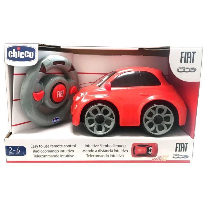 Jouet Radiocommandé - CHICCO - Fiat 500 - Rouge - Intérieur - Mixte