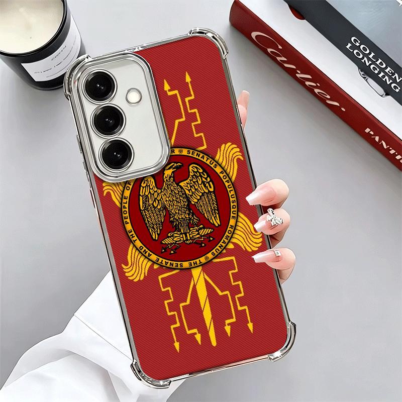 

SPQR Roman Imperial Legionv Soft Phone Case For Samsung A17 A27 A07 A37 A57 A16 A56 A15 A55 A14 A54 A13 A53 A26 A36 A25 A35 A24 Samsung A57