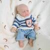 8 Inch Real Like Miniature Baby Reborn Dolls LouLou Sleeping Soft Full Solid Silicone Emulation Doll Alive Bebe Newborn Doll for Child for Christmas