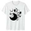 Mystical Mushroom Moon Forest TShirt Celestial Fungi Nature Bohemian