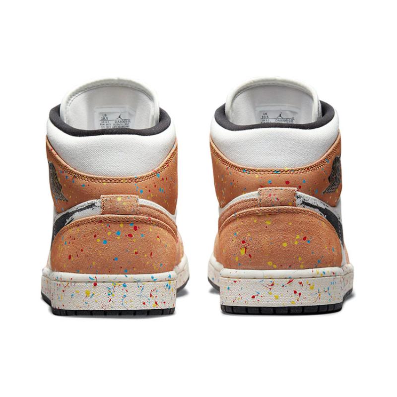 Air Jordan 1 Mid Se 'Brushstroke Paint Splatter' Jordan DA8005-100