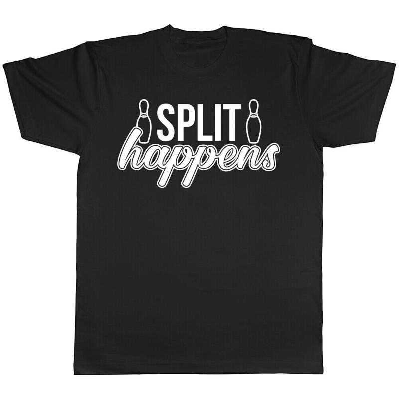 

Split Happens Mens Womens Ladies T-Shirt Tee S разноцветный