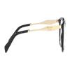Prada Fashionable, Casual and Simple, Plate and Metal, Butterfly-shaped Optical Glasses, Women's Style