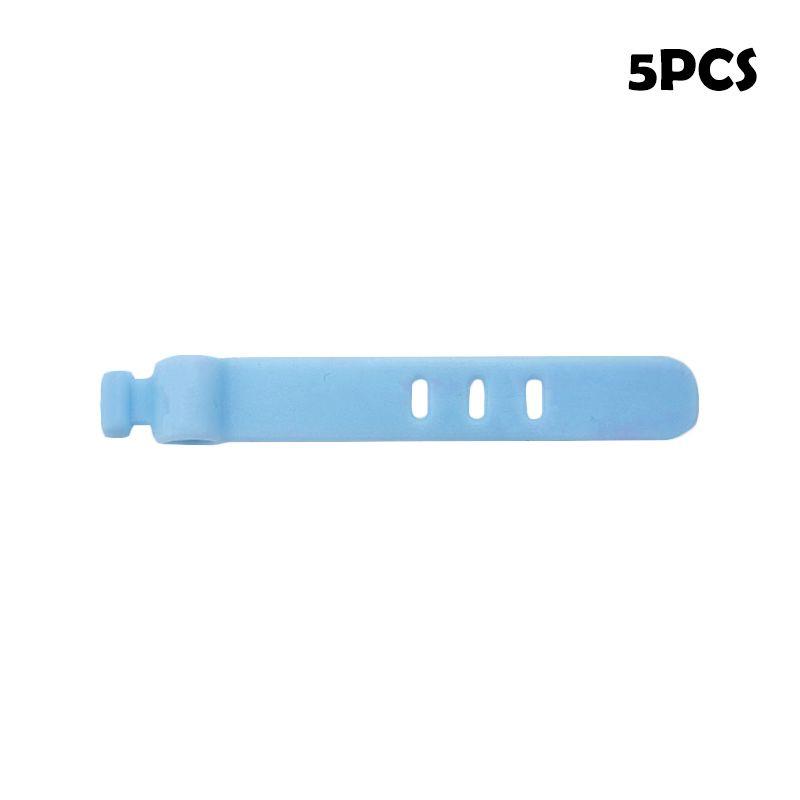Keep Your Cables Organized With 5pcs Universal Line Storage Clips