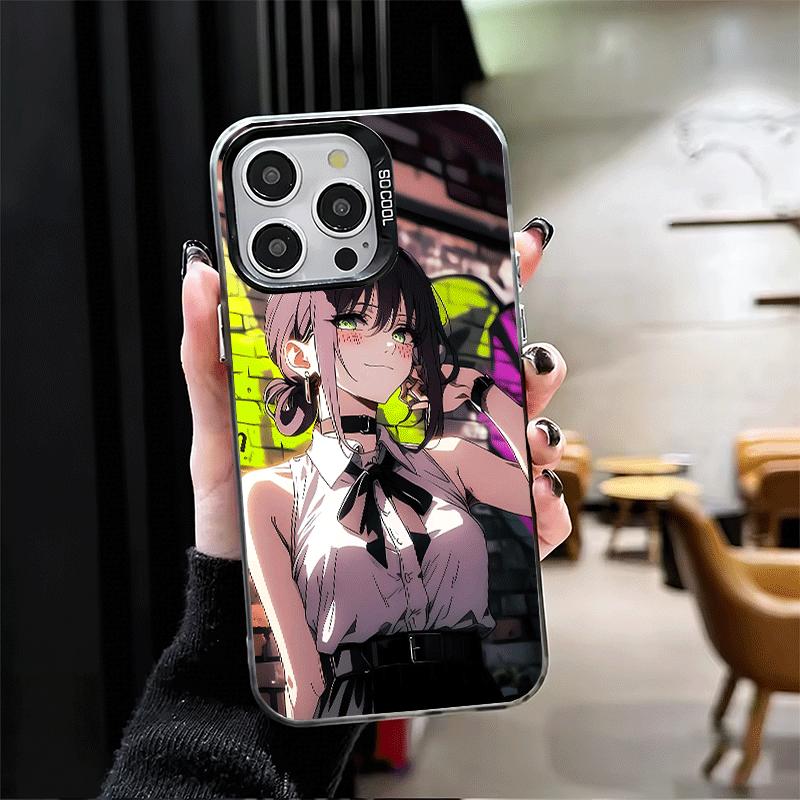 Anime Character R-Reze CSM Soft Phone Case for iPhone 15 16 17 Pro Max 17Air 16E 14 Plus 13 12 Mini Shockproof Cover Back Shell