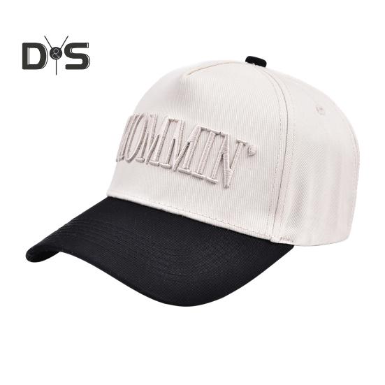 

Женская бейсболка, регулируемая, хлопковая, с вышитыми буквами, бейсболка для улицы, кепка с хвостиком, для повседневной носки черный белый