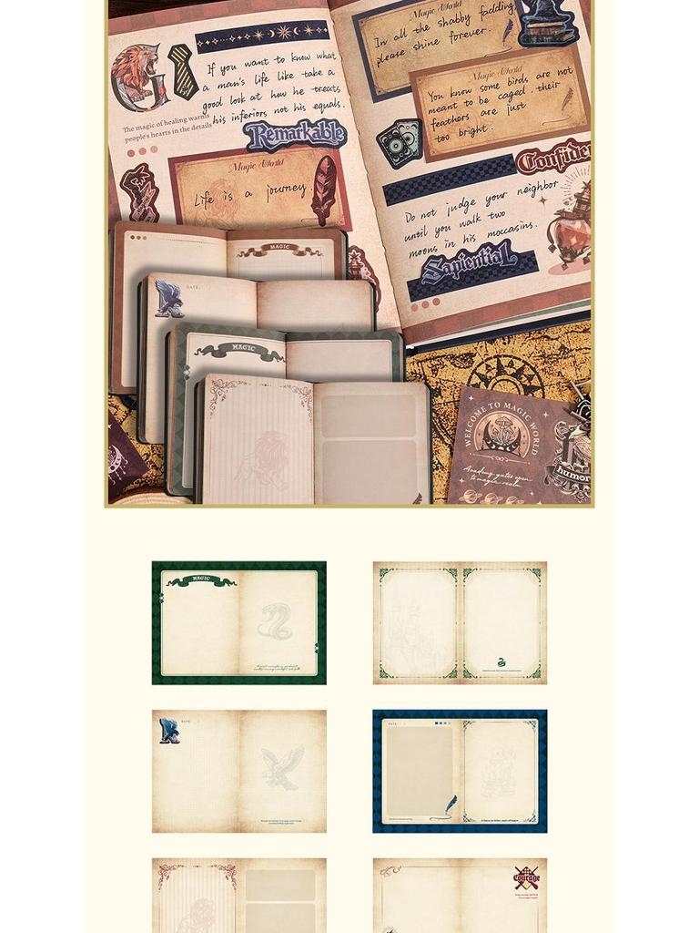 Wizardry Notebook Gift Set: Harry Potter Planner & High-Value Elementary Notebook