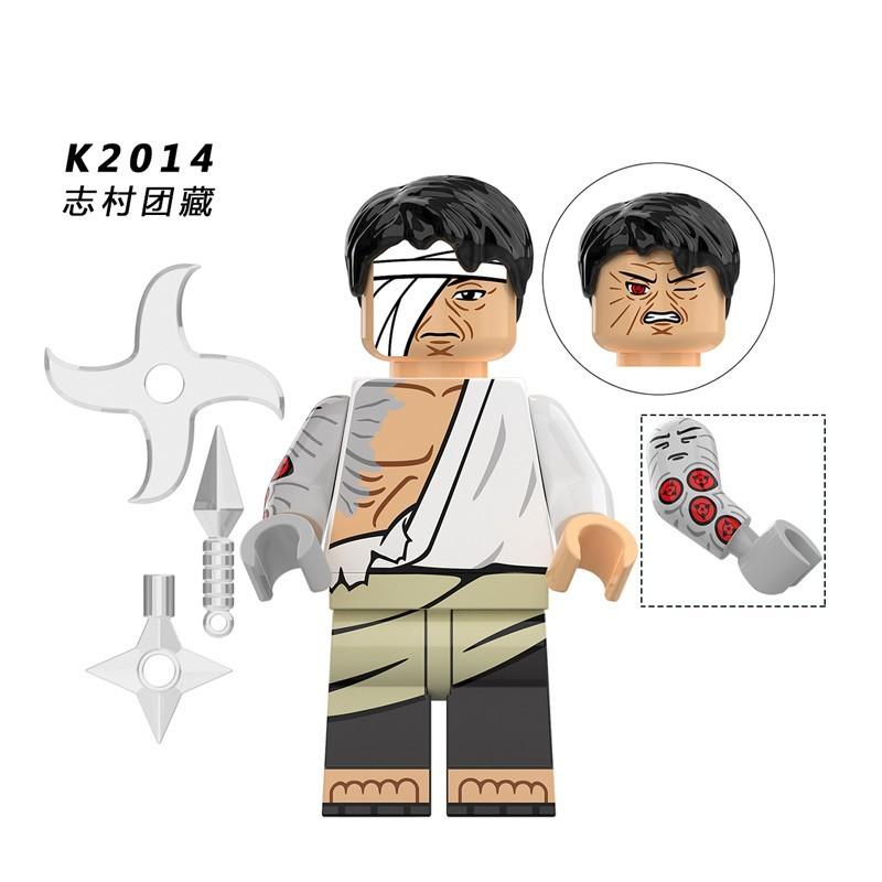 IN STOCK Lego Naruto Minifigures Toys Rock Lee Aburame Shino Figurines Building Blocks Kids Toy