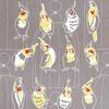 Dyeing Anbo Hand Towel Ground Authentic Made In 35cm X 100cm "Okame Parakeet" Dyed, Dyed, 100% Cotton, Tokuoka, Japan,