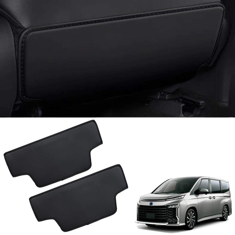 SerYanHui Rear Seat Kick Guard Mat for Toyota Voxy 80 Series and 90 Prevents Stain and Set with Interior Easy Installation Series, Kicks, 2-Piece