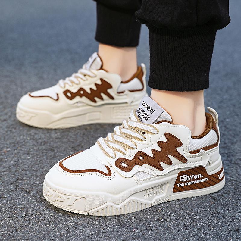 Flats Spring Footwear for Men 2024 Man Sneakers Mens Tennis Casual Shoes Outdoor Best Selling Work Wear  Fashion Anti Slip Board