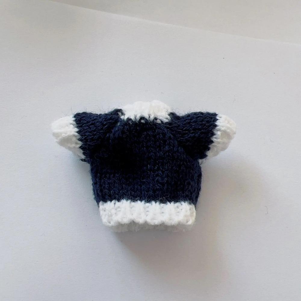 1 Stk. Heißverkauf 10cm Schulleiter Hundebekleidung Miniaturpullover für 1:8 Bjd Spielzeugpuppe Pullover Puppe Weihnachten Tragen Zubehör