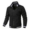 Giacca casual da uomo Giacca sportiva in tinta unita primaverile e autunnale