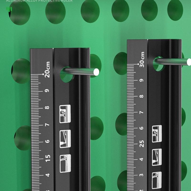 Professional Aluminum Alloy Ruler Metal Measuring Tool For Students Architects Engineering Drafting Measuring Drawing