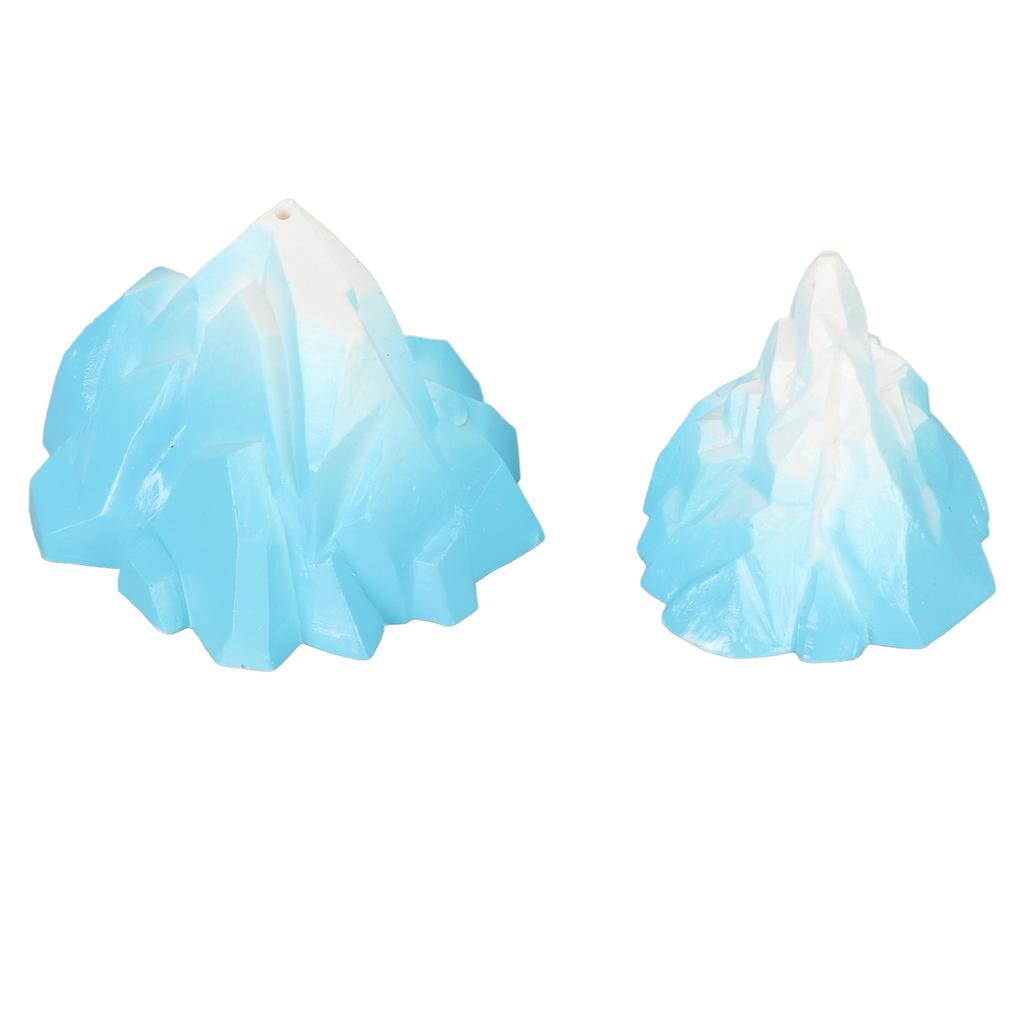 2pcs Aquarium Iceberg Decoration Simulation Innovative Landscaping Underwater Iceberg Ornament for