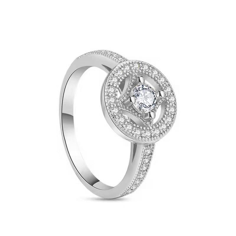 2025 New S925 Silver Family Tree Garland Crown Ring Suitable For Valentine's Day Women's Gift DIY High Jewelry Fashion Jewelry