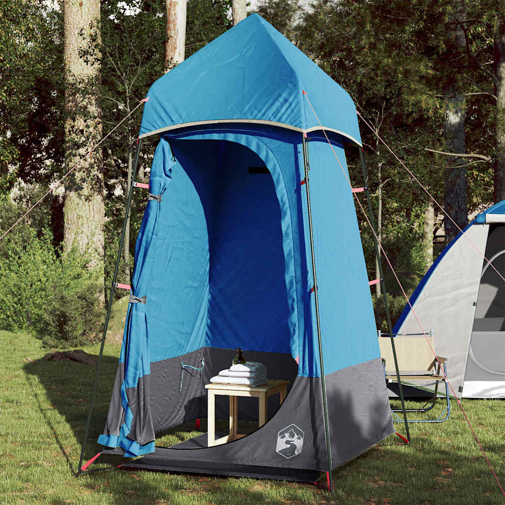 Portable Toilet Tent Blue Waterproof