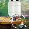 Practical Propanes Grills Adapter Quick Connecting Fitting with Pressure Gauge Metal Propanes Grills Fitting for Cooking