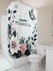 Happy Mother's Day Floral Shower Curtain | Elegant and Festive Design