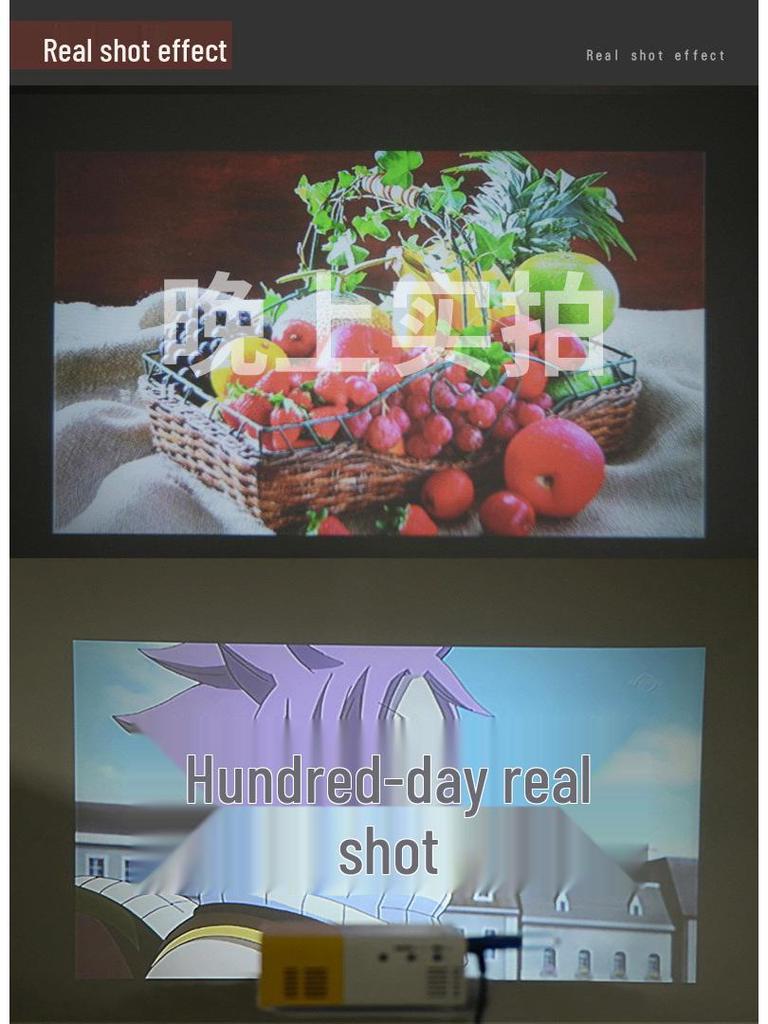2025 Mini Home Projector with Screen for Mobile Phones, Dorms, Bedrooms, and Students