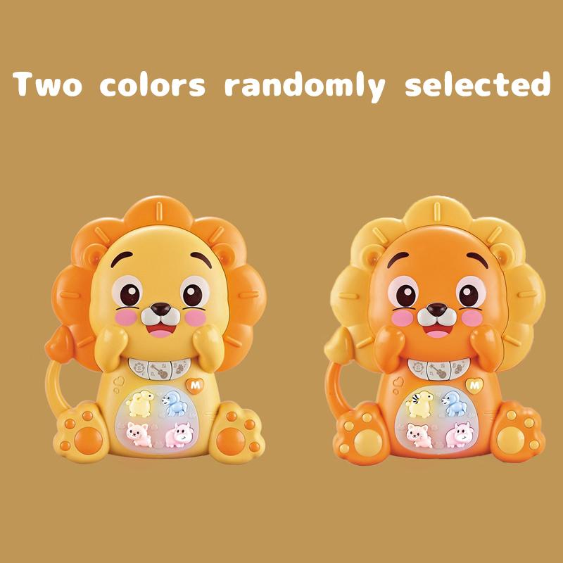 

Multi-functional Baby Music Toy Electronic Cartoon Animal Music Keyboard with Lighting Parent-Child Interactive Sensory Toys львиный